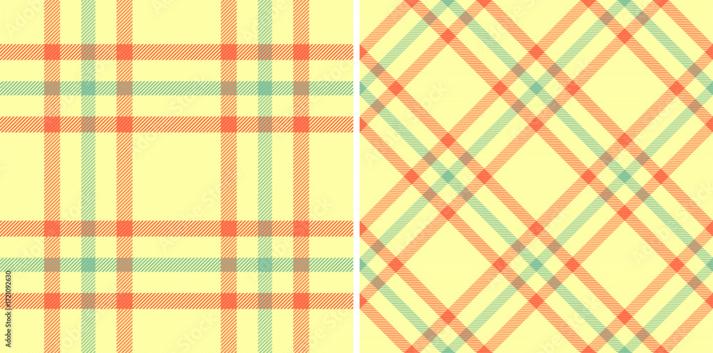 Poster classic plaid pattern featuring intersecting lines in a soft, pastel color palette. versatile for ba