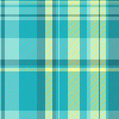 Classic plaid pattern in cool, calming hues. Seamless textile design evokes warmth and comfort. Ideal for backgrounds, apparel, or graphic design projects.