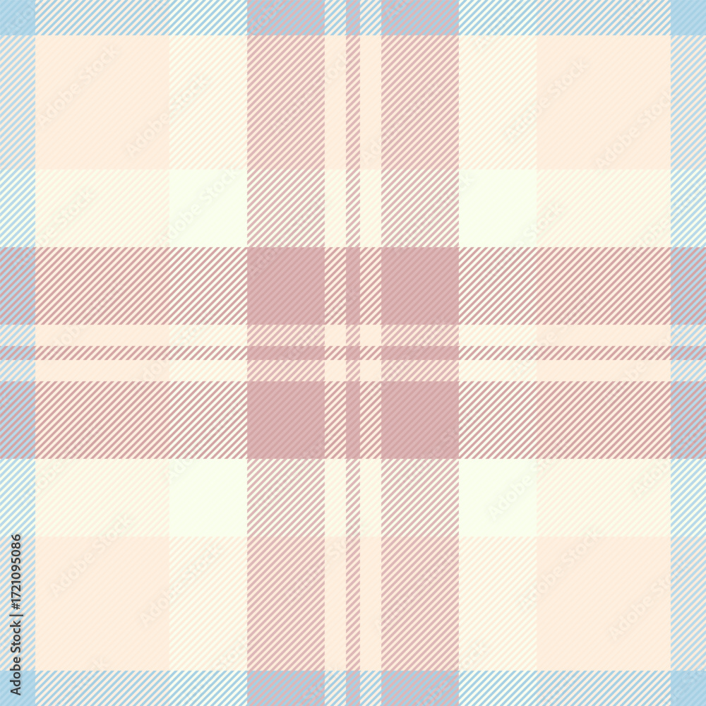 Poster pastel plaid pattern. textile design with intersecting lines in soft hues. ideal for backgrounds, fa