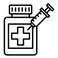 Obraz premium Injection Icon Set Multiple Style Collection