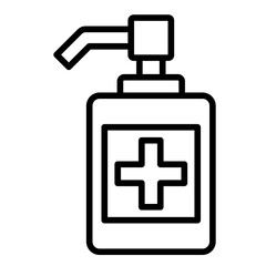 Obraz premium Liquid Soap Icon Set Multiple Style Collection