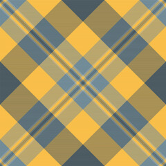 Curtain seamless pattern texture, simplicity fabric plaid check. Linear vector tartan background textile in amber and pastel colors.