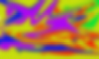 Psychedelic Vibrations: Vibrant, Abstract, Horizontal Wave Pattern