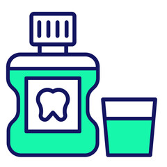Mouthwash  Icon Set Multiple Style Collection