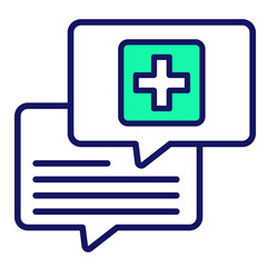 Fototapeta premium Conversation Icon Set Multiple Style Collection