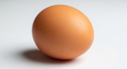 Single piece of egg in white background