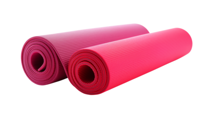 Embrace wellness with vibrant pink yoga mats, perfect for fitness and mindfulness, adding a pop of color to your workout routine and promoting balance