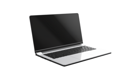 Sleek modern laptop with a clean design, perfect for showcasing technology, business, or creative work in a professional and contemporary style