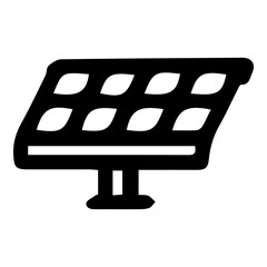 A solar panel with a black and white design