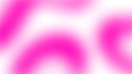 Glowing pink gradient wave with noise texture with transparent background