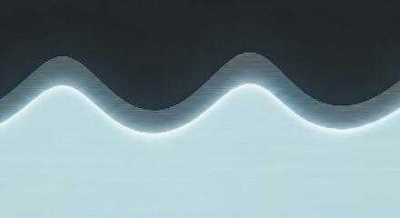 Abstract wavy pattern with dark gray and light blue shades.