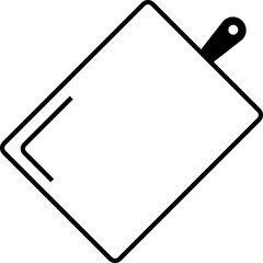 black cooking utensil icon illustration