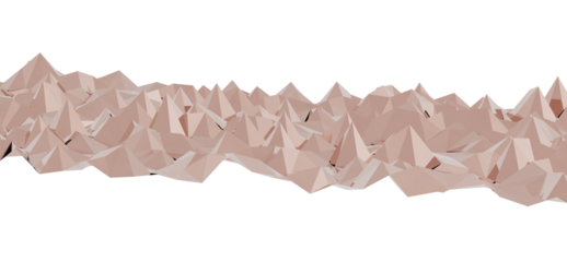 Abstract low poly mountain range landscape illustration. Perfect for backgrounds, presentations, and design projects.  Modern and minimalist style.