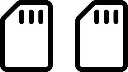 SD Card icon design for templates.