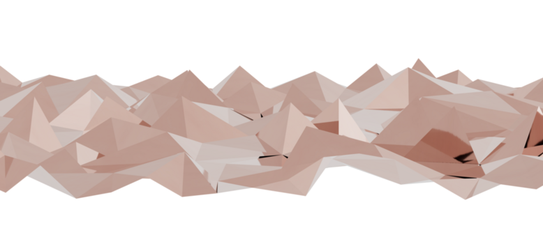 Modern abstract background.  Low poly style, brown and beige tones,  mountain range illustration. Ideal for website banners, presentations, and design projects.