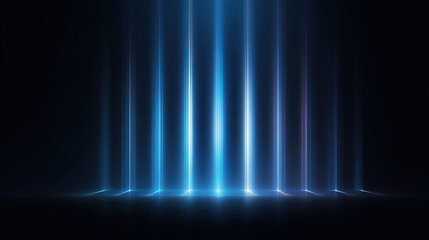 Abstract blue background with lights