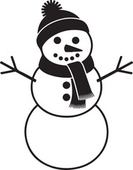 Cute Snowman Clipart SVG Bundle


