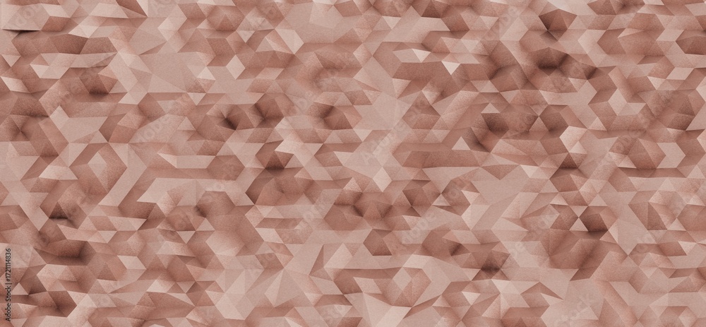 Poster seamless pattern of brown low poly shapes. ideal for website backgrounds, presentations, and design 