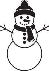 Cute Snowman Clipart SVG Bundle


