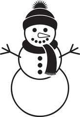 Cute Snowman Clipart SVG Bundle


