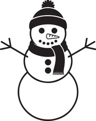 Cute Snowman Clipart SVG Bundle



