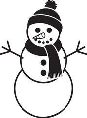 Cute Snowman Clipart SVG Bundle


