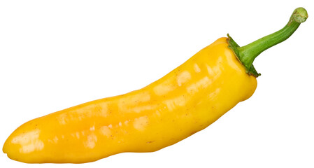 fresh sweet yellow pepper isolated