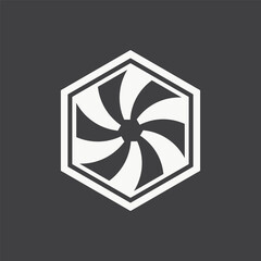 Creative Hexagon Shape Logo – Clean & Professional Design