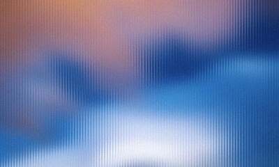 Soft Blue and Peach Abstract Background with Ribbed Texture orange