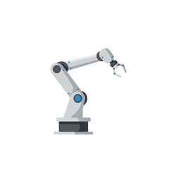 Advanced Robotic Arm Technology for Industrial Automation and Precise Manufacturing Processes in a Modern Factory Setting