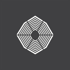 Geometric Hexagon Logo – Professional Branding Symbol