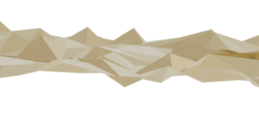 Abstract background image featuring a beige, low polygon landscape. Ideal for presentations, websites, and design projects needing a modern, minimalist feel.