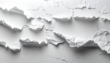 Cracked white surface texture