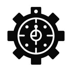 Ai Powered Clock Icon