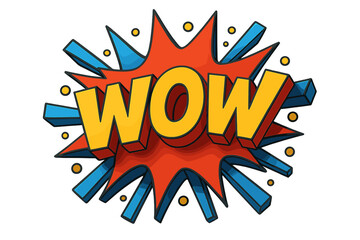 Comic book, cartoon 3d icon set with fun, colorful speech bubble symbols