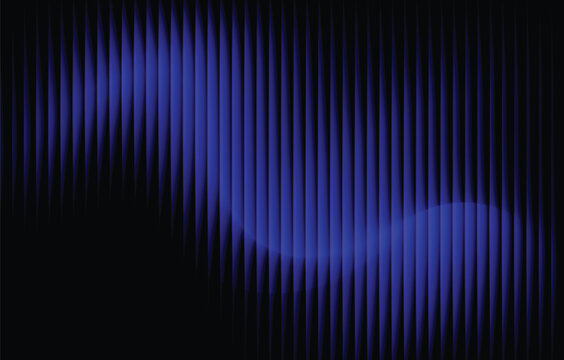 Fototapeta Ribbed fractal glass texture with dreamy purple and black  gradient, futuristic elegant mysterious background, bold dynamic design blending bright colors with geometric symmetry, modern vector 