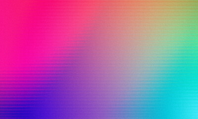Vibrant abstract horizontal lines with pink purple and green gradient background