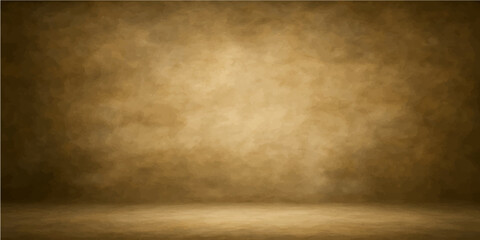 Dark vintage brown paper texture on a grunge wall background