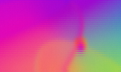Vibrant Gradient with Horizontal Lines and Soft Blur Effect abstract background