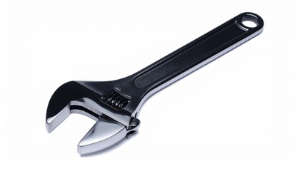 Black double-end wrench—precision grip forged for strength and utility  white background