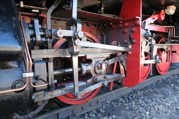 Räder Dampflok Räderwerk