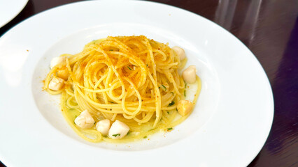 カラスミパスタ　おしゃれでおいしいイタリアンレストラン