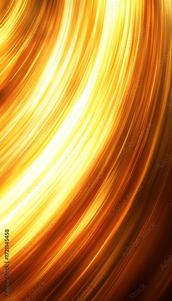 Poster dynamic abstract composition with vibrant color swirls and ethereal light effects in motion