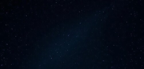 Fototapeta premium Vast, inky black sky brimming with countless twinkling stars, planets, celestial bodies