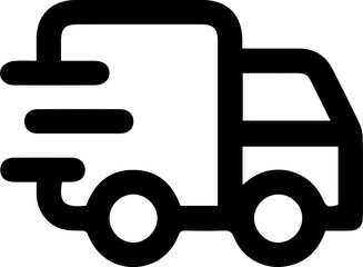 Fast Delivery icon design for templates.