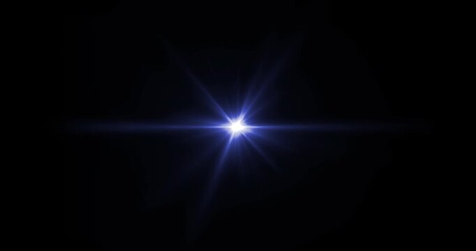 blue light leaks and lens flare overlays, cool cold tint color effect on background