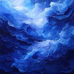 Dynamic ocean waves coastal area abstract art serene environment aerial view tranquility and depth