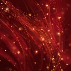 Obraz premium Eye-catching photo of red festive Christmas elegant abstract background.