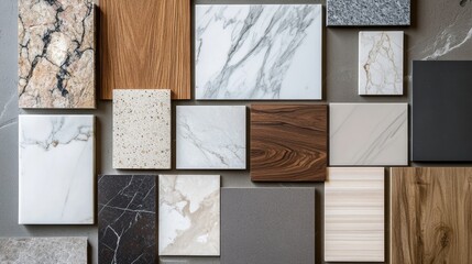Fototapeta premium a variety of different types of tile