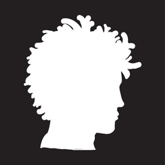 human head silhouette